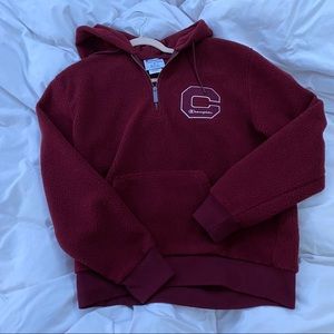 champion 1/4 zip hoodie